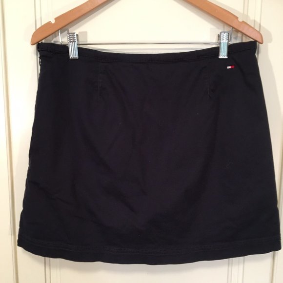 Tommy Hilfiger crisp stretch cotton navy skort 10 - Picture 5 of 9